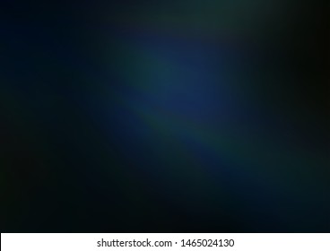 Dark BLUE vector modern bokeh pattern. Modern geometrical abstract illustration with gradient. A completely new template for your design.