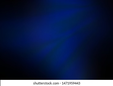 Dark BLUE vector modern bokeh pattern. Colorful abstract illustration with gradient. The blurred design can be used for your web site.