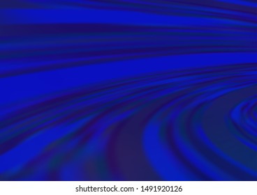 Dark BLUE vector modern bokeh pattern. Colorful abstract illustration with gradient. A completely new design for your business.