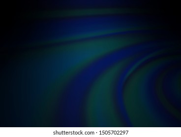 Dark BLUE vector modern bokeh pattern. A completely new color illustration in a bokeh style. The template can be used for your brand book.