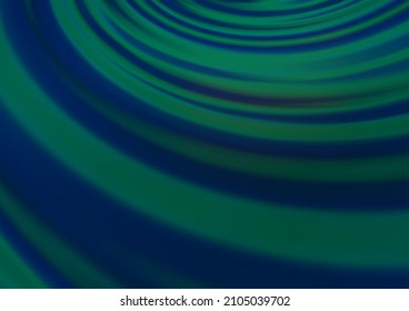 Dunkler BLAU, modernes Bokeh-Muster. Eine elegante, helle Illustration mit Farbverlauf. Die Vorlage kann für Ihr Markenbuch verwendet werden.