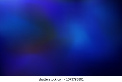 Dark BLUE vector modern elegant background. A completely new color illustration in a vague style. The completely new template can be used for your brand book.