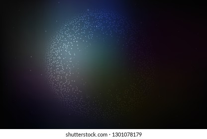 Dark BLUE vector modern elegant backdrop. A completely new colored illustration in blur style. Smart design for your work.