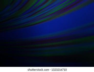 Dark BLUE vector modern elegant template. Colorful abstract illustration with gradient. A completely new design for your business.
