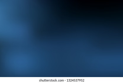 Dark BLUE vector modern elegant background. Glitter abstract illustration with gradient design. Background for designs.
