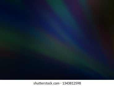 Dark BLUE vector modern elegant background. A vague abstract illustration with gradient. Brand new style for your business design.