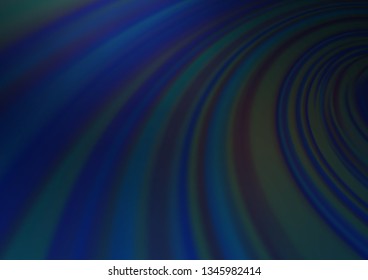 Dark BLUE vector modern elegant template. Modern geometrical abstract illustration with gradient. A completely new template for your design.