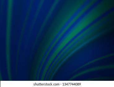 Dark BLUE vector modern elegant template. A completely new color illustration in a bokeh style. The blurred design can be used for your web site.