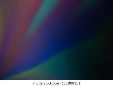 Dark BLUE vector modern elegant template. A completely new color illustration in a bokeh style. The blurred design can be used for your web site.