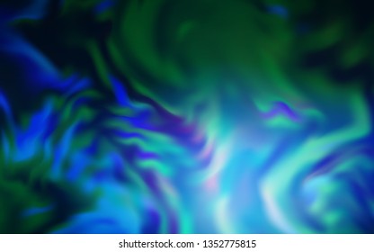 Dark BLUE vector modern elegant layout. Shining colored illustration in smart style. Background for a cell phone.