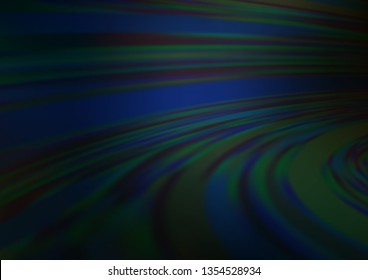 Dark BLUE vector modern elegant background. Colorful illustration in abstract style with gradient. The best blurred design for your business.