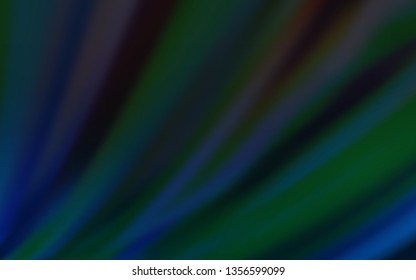 Dark BLUE vector modern elegant background. Colorful illustration in abstract style with gradient. Background for designs.