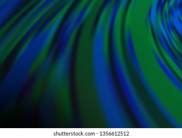 Dark BLUE vector modern elegant template. A completely new color illustration in a bokeh style. The elegant pattern for brand book.