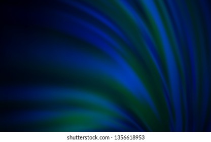 Dark BLUE vector modern elegant background. Creative illustration in halftone style with gradient. New design for your business.