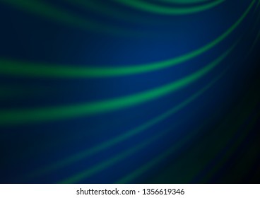 Dark BLUE vector modern elegant template. Colorful illustration in blurry style with gradient. A new texture for your design.