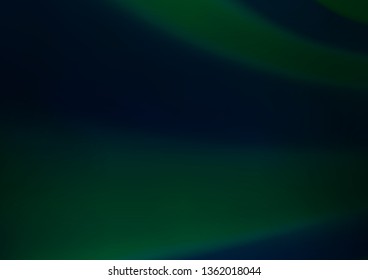 Dark BLUE vector modern elegant background. Colorful illustration in abstract style with gradient. A completely new template for your design.