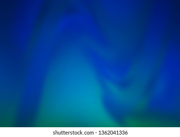 Dark BLUE vector modern elegant background. Creative illustration in halftone style with gradient. A completely new template for your design.