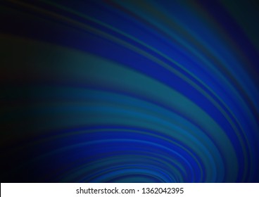 Dark BLUE vector modern elegant template. Colorful abstract illustration with gradient. The template for backgrounds of cell phones.