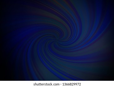 Dark BLUE vector modern elegant template. A completely new color illustration in a bokeh style. Brand new design for your business.