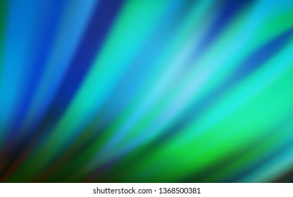 Dark BLUE vector modern elegant background. New colored illustration in blur style with gradient. New style design for your brand book.