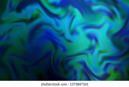 Dark BLUE vector modern elegant background. Colorful illustration in abstract style with gradient. Blurred design for your web site.