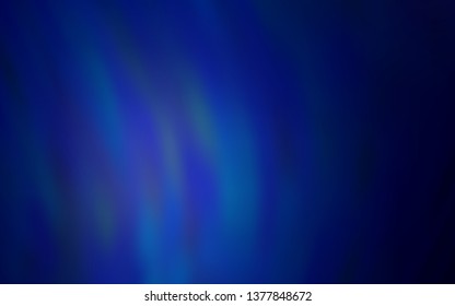 Dark BLUE vector modern elegant backdrop. A completely new colored illustration in blur style. New way of your design.
