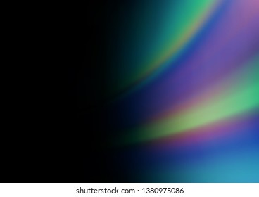 Dark BLUE vector modern elegant background. Modern geometrical abstract illustration with gradient. The blurred design can be used for your web site.