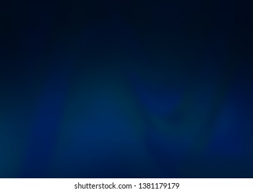 Dark BLUE vector modern elegant template. Creative illustration in halftone style with gradient. The template can be used for your brand book.