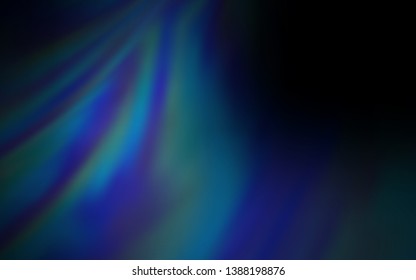 Dark BLUE vector modern elegant background. Glitter abstract illustration with gradient design. New style design for your brand book.