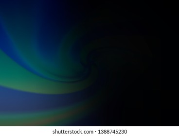 Dark BLUE vector modern elegant background. Glitter abstract illustration with an elegant design. A completely new template for your design.