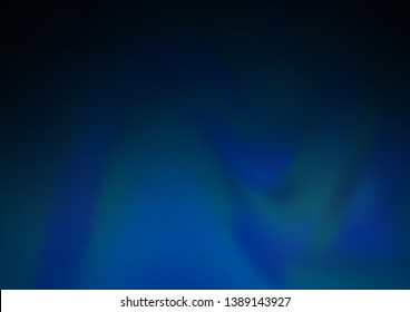 Dark BLUE vector modern elegant background. Colorful abstract illustration with gradient. The template can be used for your brand book.