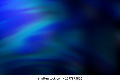 Dark BLUE vector modern elegant background. An elegant bright illustration with gradient. The best blurred design for your business.