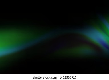 Dark BLUE vector modern elegant backdrop. An elegant bright illustration with gradient. Elegant background for a brand book.
