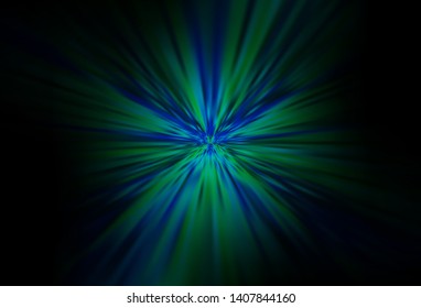 Dark BLUE vector modern elegant backdrop. Glitter abstract illustration with gradient design. The best blurred design for your business.