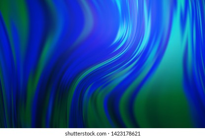 Dark BLUE vector modern elegant backdrop. Creative illustration in halftone style with gradient. Blurred design for your web site.
