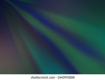 Dark BLUE vector modern elegant background. An elegant bright illustration with gradient. The template can be used for your brand book.