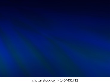 Dark BLUE vector modern elegant background. A completely new color illustration in a bokeh style. The best blurred design for your business.