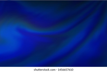 Dark BLUE vector modern elegant backdrop. New colored illustration in blur style with gradient. Elegant background for a brand book.