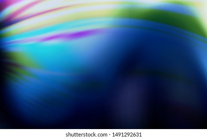 Dark BLUE vector modern elegant backdrop. Colorful abstract illustration with gradient. The best blurred design for your business.