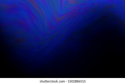 Dark BLUE vector modern elegant backdrop. An elegant bright illustration with gradient. Background for designs.