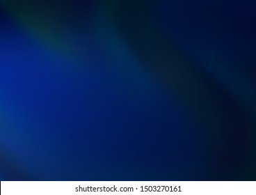 Dark BLUE vector modern elegant template. Colorful illustration in blurry style with gradient. The elegant pattern for brand book.