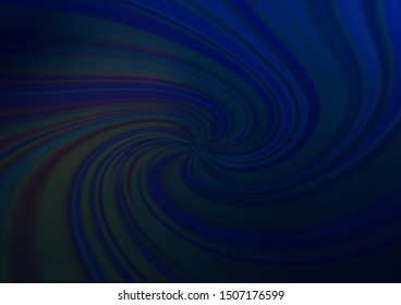 Dark BLUE vector modern elegant template. Glitter abstract illustration with an elegant design. The elegant pattern for brand book.