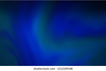 Dark BLUE vector modern elegant backdrop. Creative illustration in halftone style with gradient. Blurred design for your web site.