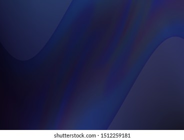 Dark BLUE vector modern elegant template. A completely new color illustration in a bokeh style. The best blurred design for your business.