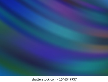 Dark BLUE vector modern elegant background. A completely new color illustration in a bokeh style. A new texture for your design.
