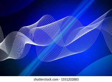 Dark BLUE vector modern elegant layout. Colorful illustration in abstract style with gradient. Blurred design for your web site.