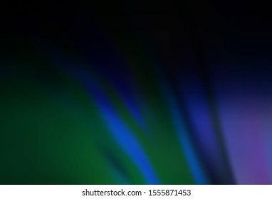 Dark BLUE vector modern elegant background. Creative illustration in halftone style with gradient. Background for a cell phone.
