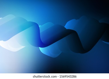 Dark BLUE vector modern elegant backdrop. A completely new colored illustration in blur style. New style for your business design.