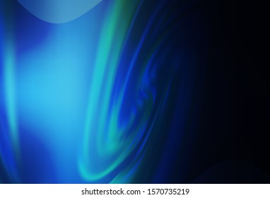 Dark BLUE vector modern elegant layout. Glitter abstract illustration with gradient design. Elegant background for a brand book.
