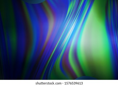 Dark BLUE vector modern elegant background. New colored illustration in blur style with gradient. Smart design for your work.